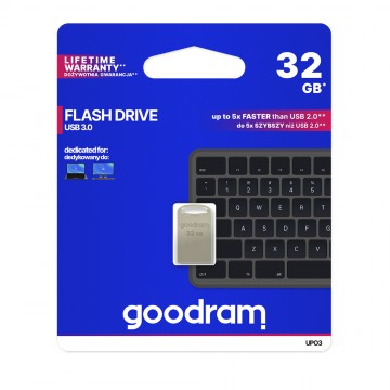 Pen Drive GoodRam 32Gb UPO3 USB 3.0 Metal Goodram - 1