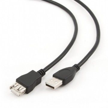 CABO USB EXTENSÃO TIPO A-MACHO PARA A-FEMEA  1,8MT Gembird - 1