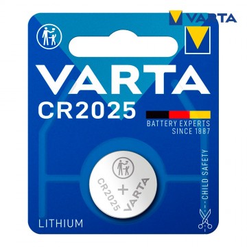 Micro pilha botão varta lítio cr2025 3v (blíster 1 un) ø20,0x2,5mm