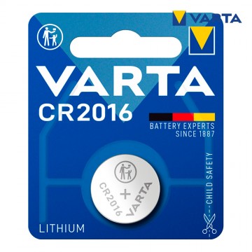 Micro pilha botão lítio varta cr2016 3v (blíster 1 un) ø20,0x1,6mm