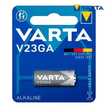 Pilha alcalina v23ga (23a) 12v varta para comando à distância (blíster 1 un) ø10,3x28,5mm